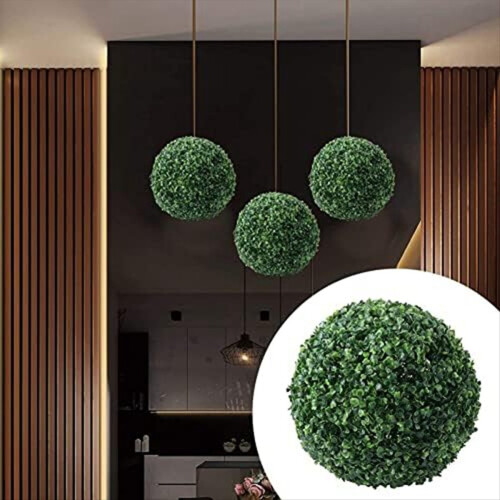 Μπάλα τεχνητών φυτών Topiary, κρεμαστές μπάλες ψεύτικων φυτών 2