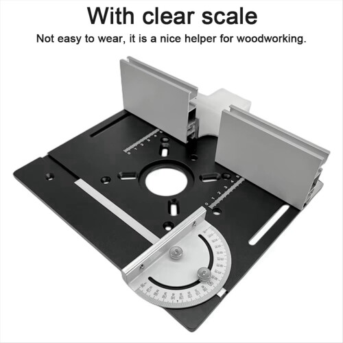 Set of 3 Router Table Insert Plate Wood Milling Flip Board 2