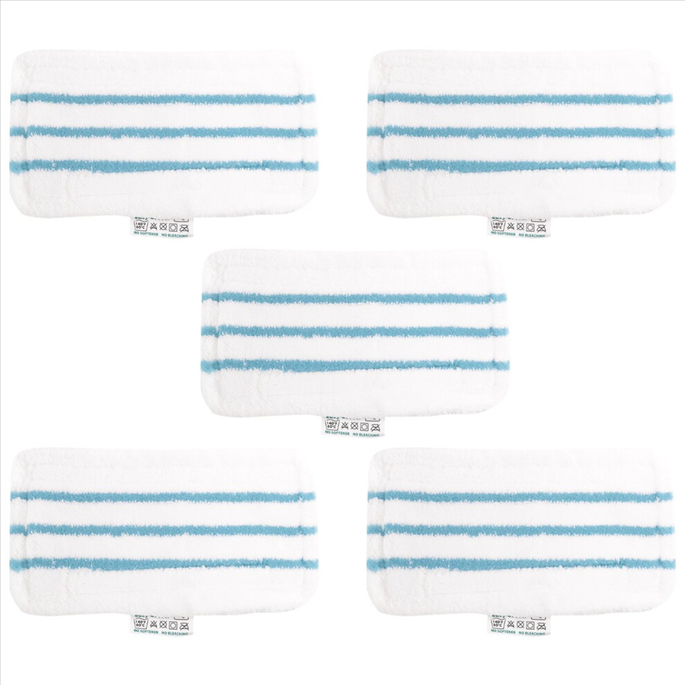 Pack Of 5 Microfiber Pads For Steam Mop Replacement 4851337020140