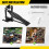 Trommepedal Sort aluminiumslegering Børne Rack Trommepedalsæt 5