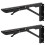 2Pcs 12Inch Folding Shelve Heavy Duty Metal Shelving Support Bracket 1