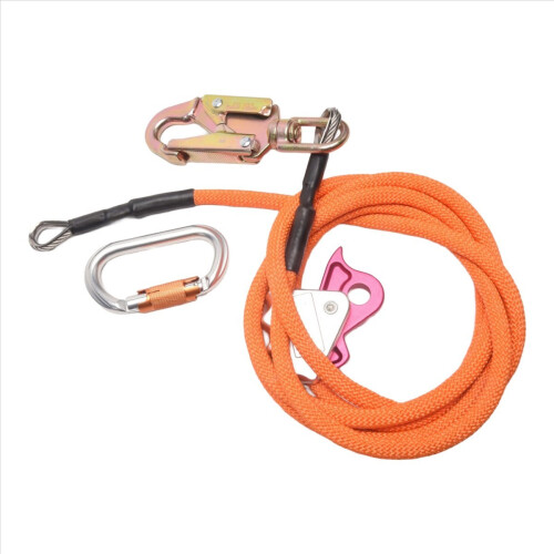Steel Wire Core Flip Line Kit Adjustable Climbing Positioning Rope 1