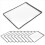 Pacote com 10 capas de cardápio - página única, 2 visualizações, serve em papel de 8,5 x 11 polegadas 3