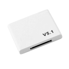 Adaptor wireless Bluetooth 5.1 cu 30 de pini, receptor audio, A2DP, alb