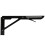 2Pcs 12Inch Folding Shelve Heavy Duty Metal Shelving Support Bracket 7