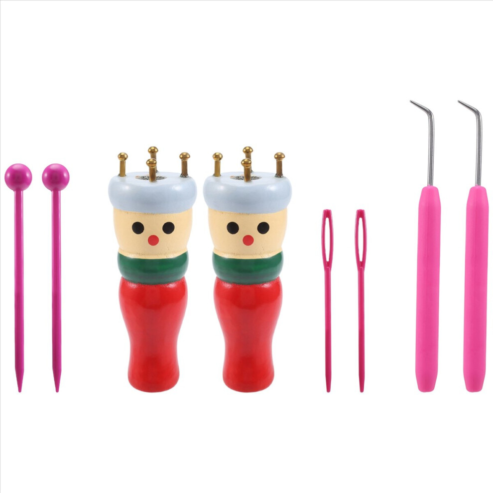 Wooden Knitting Set Spool Knitting Toy For Making Bracelets, Etc 4851337027446