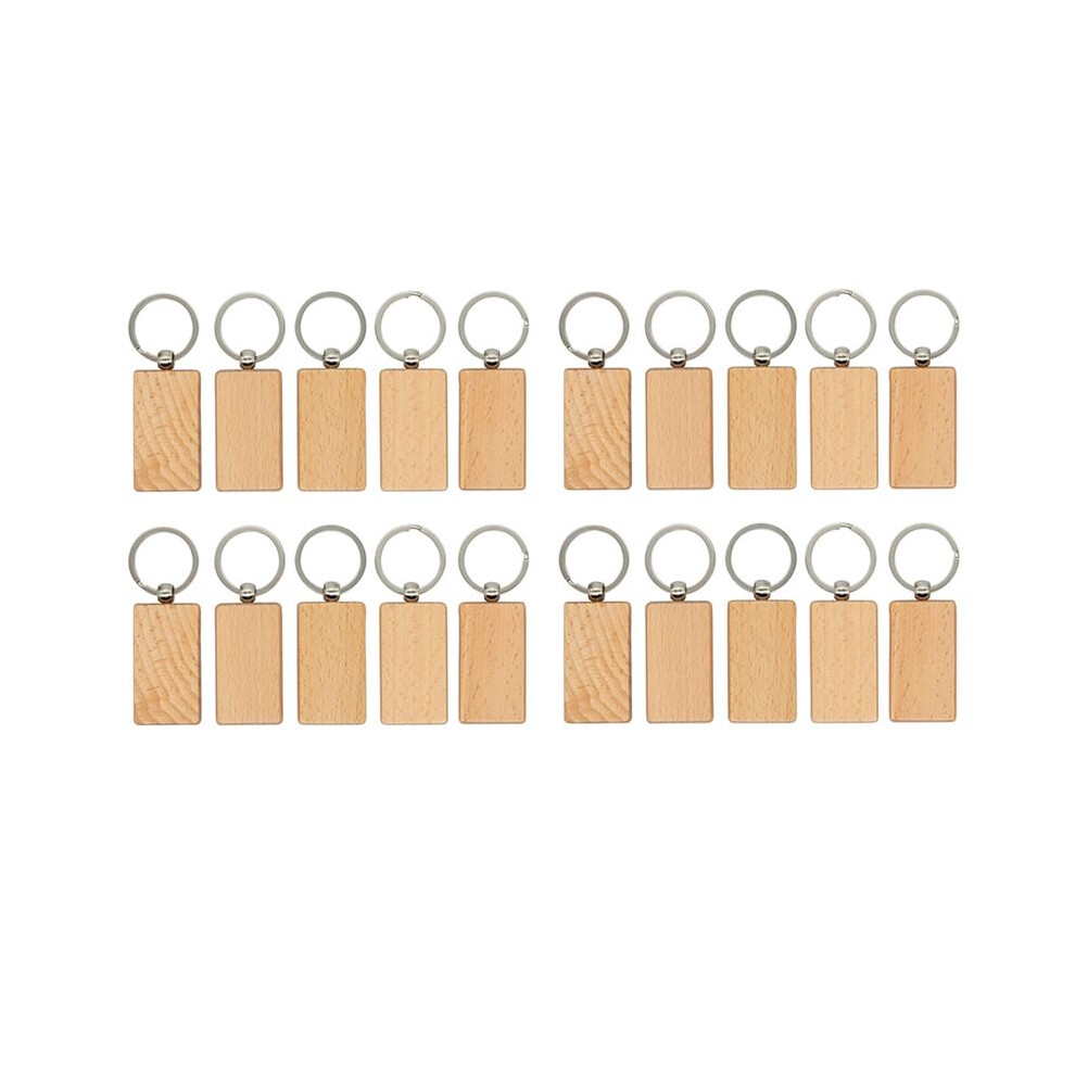 Rectangle Blank Wooden Key Chain Wood Blanks For Keychains 4851337026234