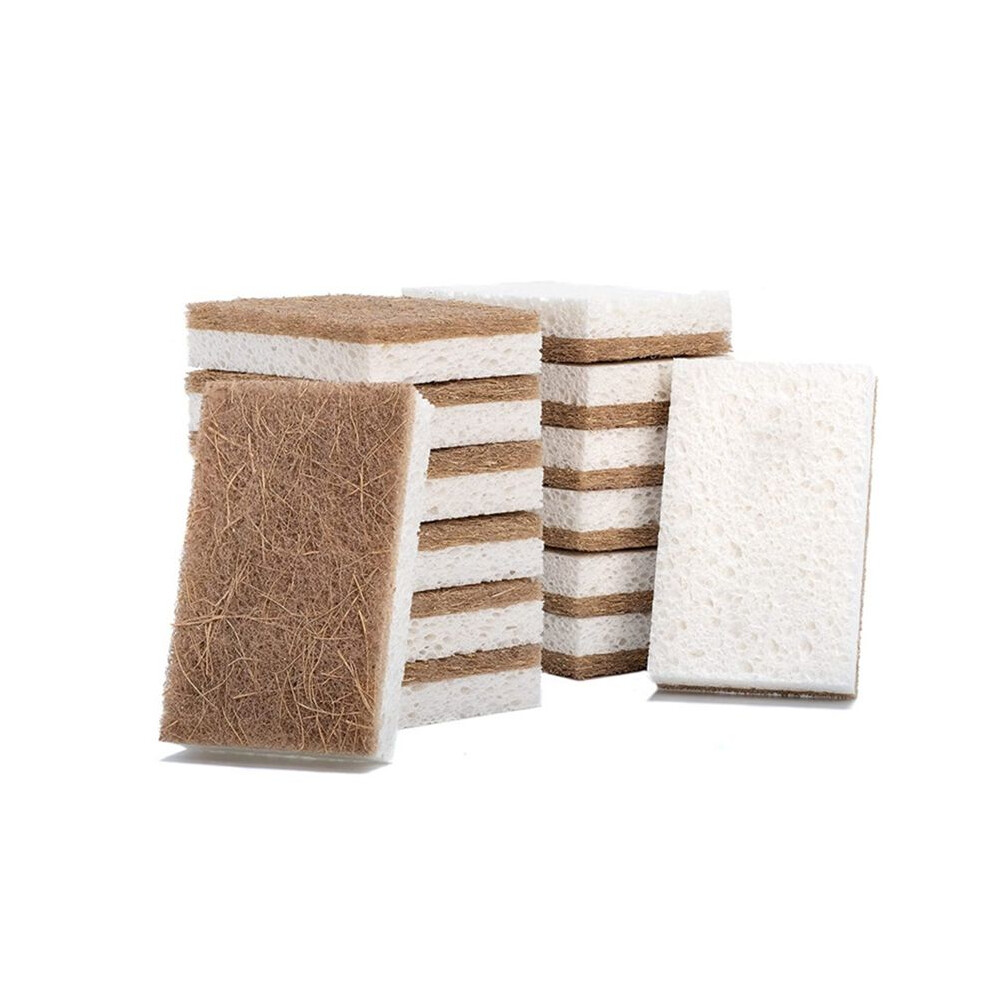 16Pcs Biodegradable-Eco Friendly Sponge For Dishes Cleaning 4851337025930