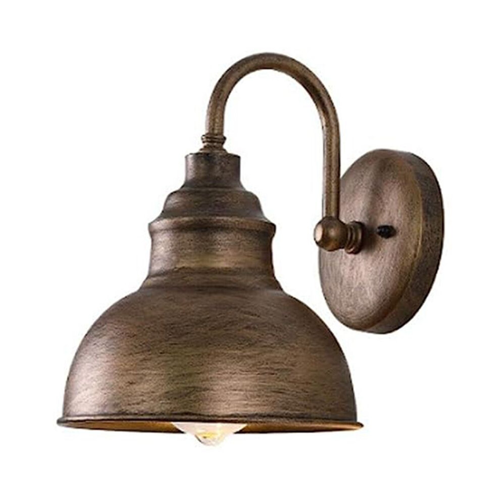 Vintage Wall Sconce Gooseneck Barn Flat (Bronze) Light/Bronze 4851337026128