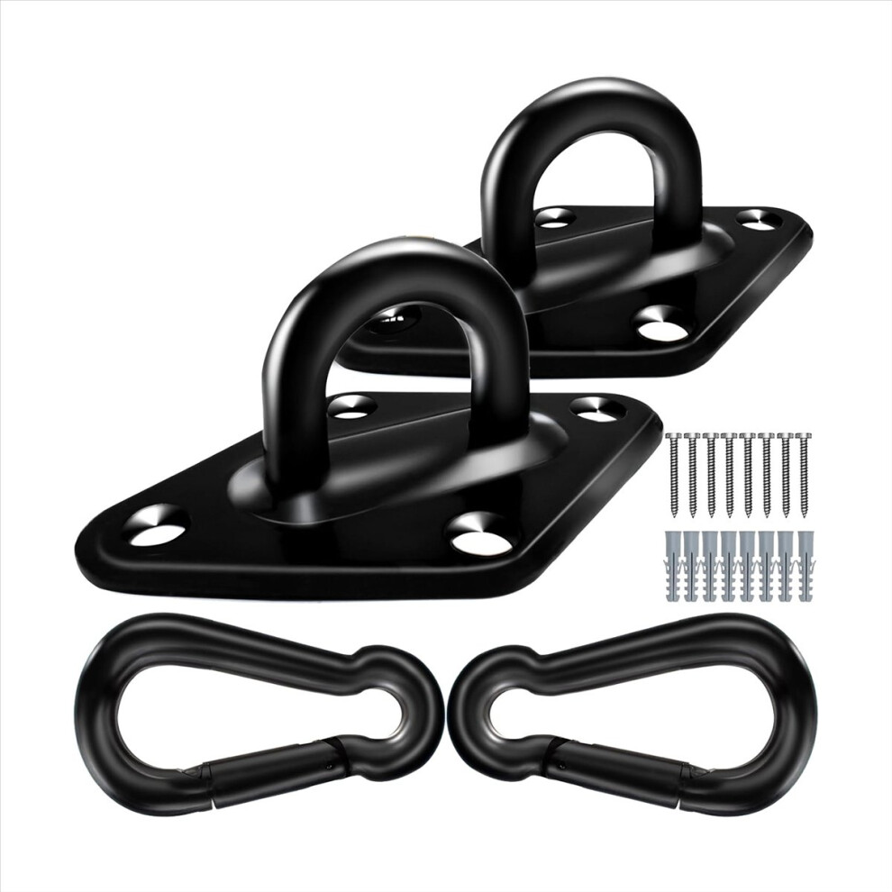 1700Lbs Heavy Duty Hammock Hooks,2X M10 Stainless Eye Hooks 4851337025237