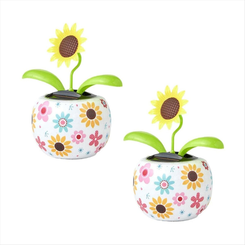 Sunflower Solar Dancing Flower Solar Toys Office Desk Car Decoration 4851337025022