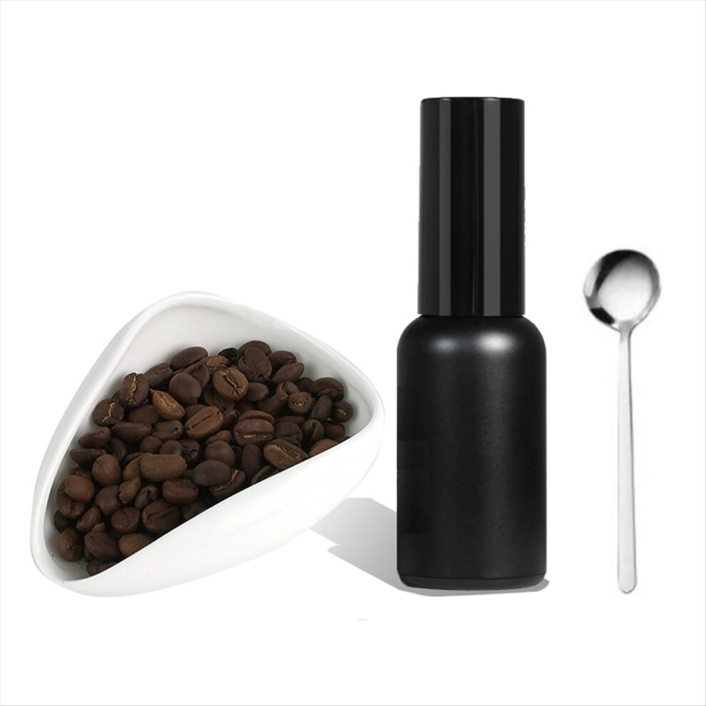 Coffee Bean Dosing Cup Sprays Bottle Set For Vessel Espressoy White 4851337024186
