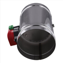 125 mm nerezová elektrická vzduchová klapka AC220V pohonný pohon