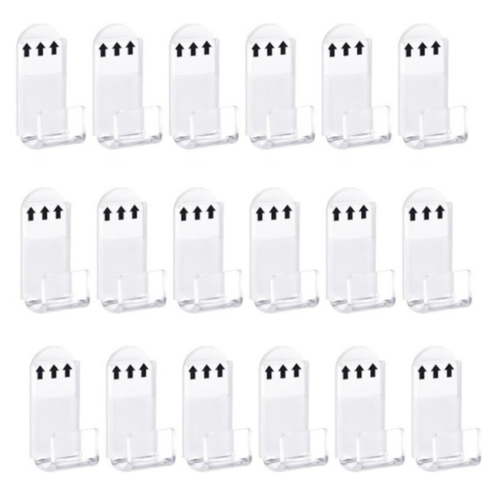 18Pcs Records Holder Acrylic Wall Mount Album Disc Show Rack 4851337023011