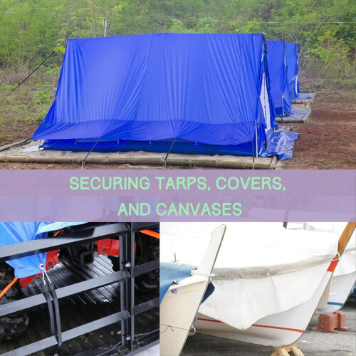 Heavy-Duty Outdoor Rubber Bungee Cords with Hooks 2