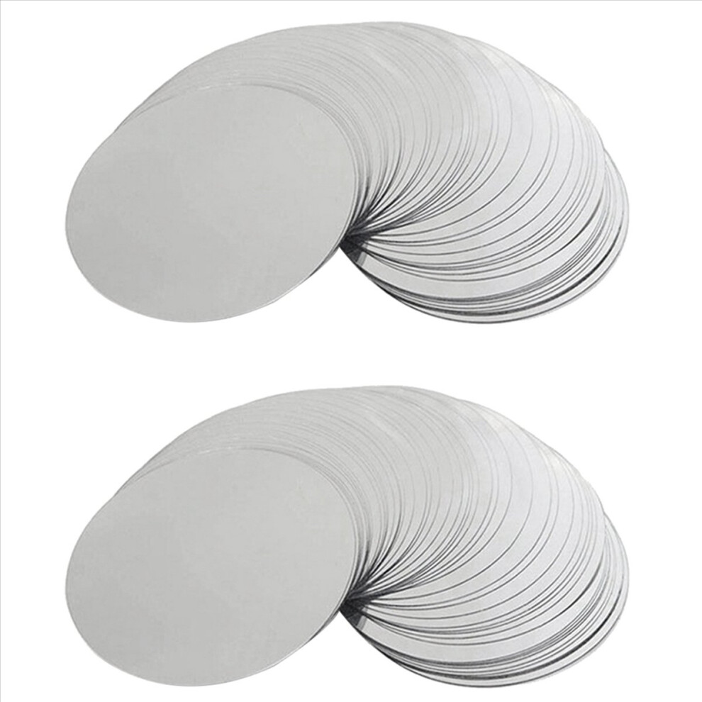 400 Pcs 3 Inch Wine Pourer Discs Drip-Proof Pour Wine Silver 4851337026425
