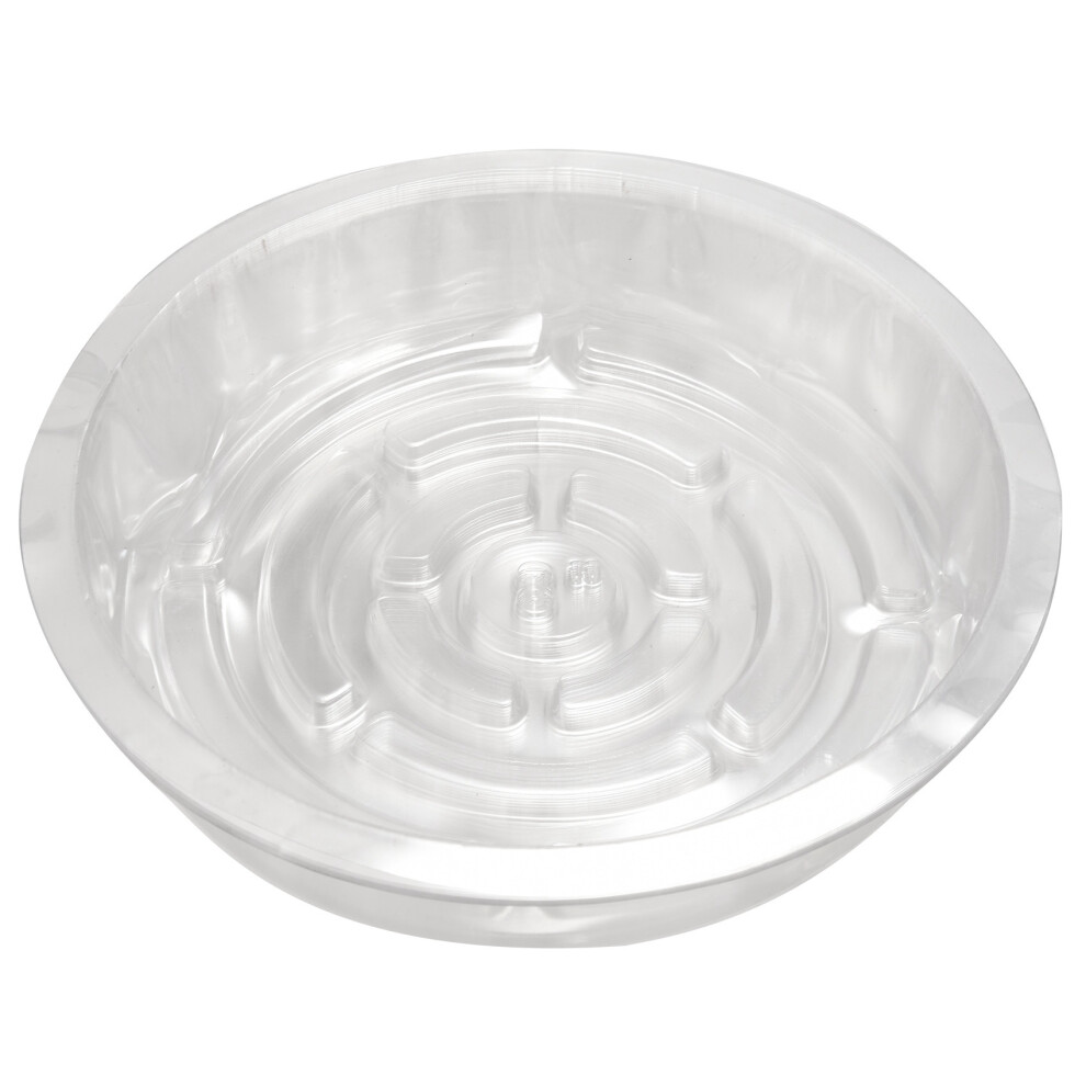 10Pcs 8Inch Clear Plant Saucer Plastic Drip Trays For Plants 4851337028238