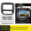 Dobbelt Din bilradio DVD panelramme til Trafic Vivaro 2