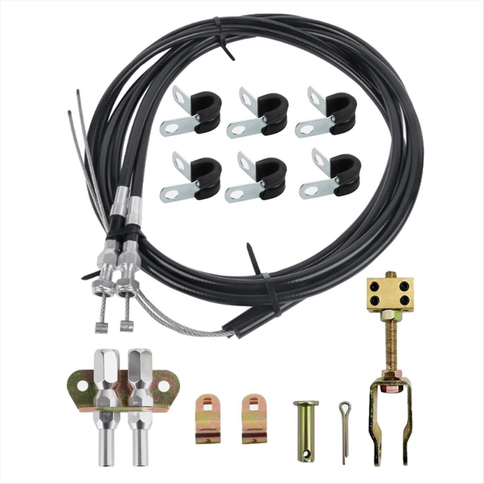 330-9371 Universal Disc/Drum Parking Brake Cable Kit Emergency Brake 4851337030293