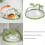Magnetronspatdeksel met waterstoom voor voedsel, magnetronstoom 3