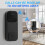 Wireless intercom doorbell, two-way audio, 6 ringtones, for elderly. 6