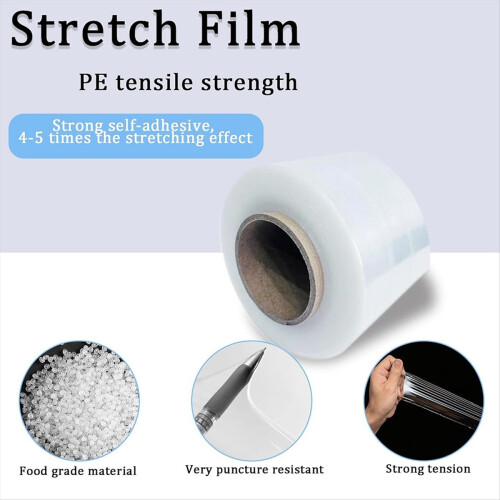 Μίνι Stretch Wrap για Σφραγίδες Βάζων και Μπιμπερόν, Stretch Film Βαρέως Τύπου 2