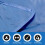 2X2M Four-Corner Tent Cloth Foldable Rainproof Replacement Blue 7