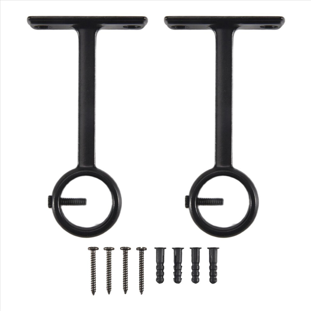 Ceiling Mounted Curtain Rod Brackets, Heavy Duty Ceiling Bracket 4851337036325