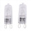 20Pcs G9 Light Bulbs,60W Clear Lamps Dimmable,2800K 4