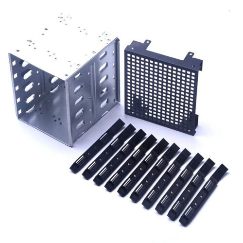 Bandeja de disco rígido para rack de gaiola de HDD de 5,25 polegadas a 5 x 3,5 polegadas 2