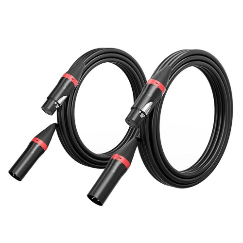 2 db 10 lábas XLR mikrofonkábel, XLR kábel