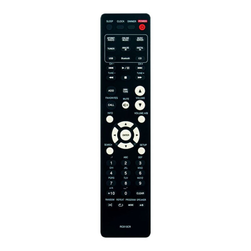 Fjärrkontroll RC013CR Ersatt för CD-receiver