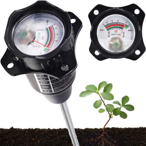 Tester 2 în 1 pentru pH-ul solului cu sondă lungă 1