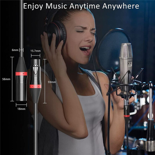 2 db 10 lábas XLR mikrofonkábel, XLR kábel 2
