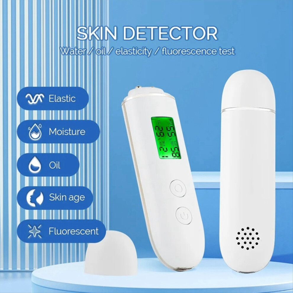 Smart Water And Oil Tester Lcd Display Skin Moisture Meter 4851337034666