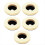 5Pcs High-Gloss Wool Polishing Wheel Disc Arbor, for Angle Grinder 1