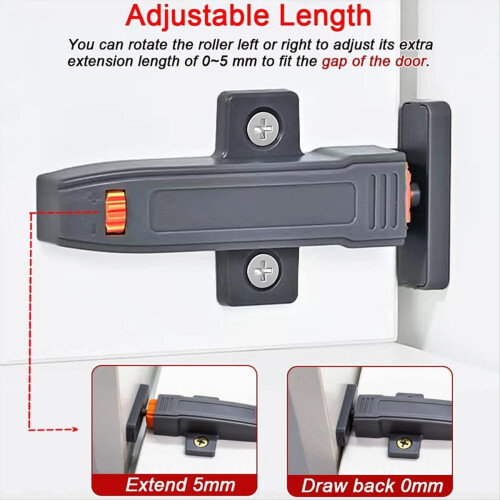 Push to Open Door Latch Duty Push Latch for Hidden Door Push Release 2