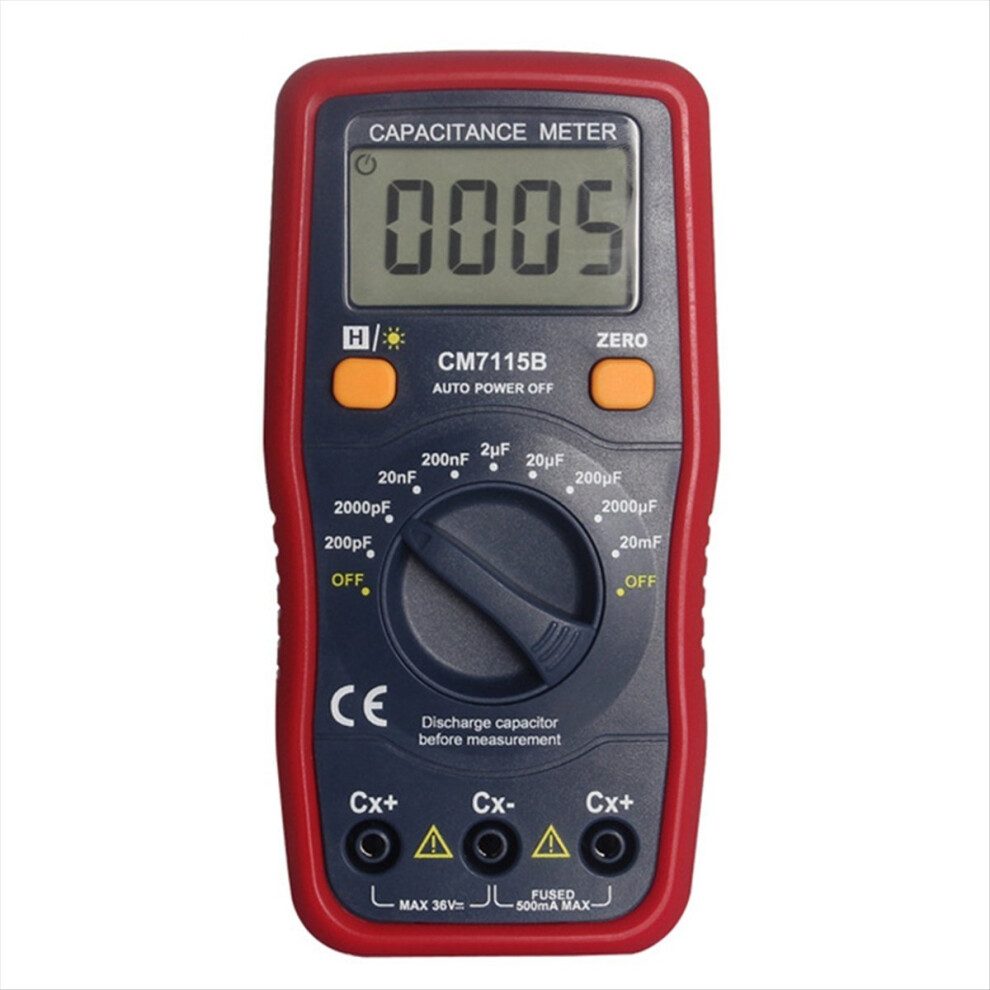 Cm7115b Capacitance Meter Multimeter Lcd Display Measurement Tool 4851114119500