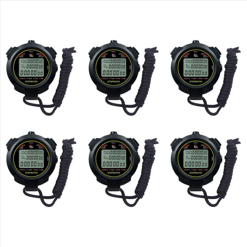 Digital Sports Stopwatch, 10Lap /Split Memory Stopwatch Count Down