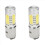 12V H6 BA20D 4 COB LED White Bulb Light for Moped ATV Headlight 1