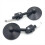 Motorcycle Handlebar Side Mirror Adjustable Round Mirror Universal 7