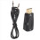 Adaptér 1080P samec-VGA samice, 3,5mm audio výstupní kabel, černý 1