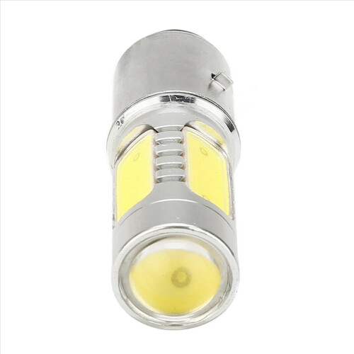 12V H6 BA20D 4 COB LED White Bulb Light for Moped ATV Headlight 1