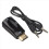 Adaptér 1080P samec-VGA samice, 3,5mm audio výstupní kabel, černý 3