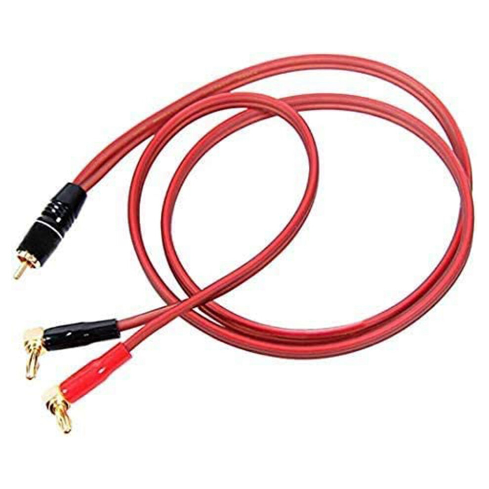 Banana Plug To Speaker Cable, 2Banana 4N Ofc Hifi Speaker Wire 2M 4851114122104