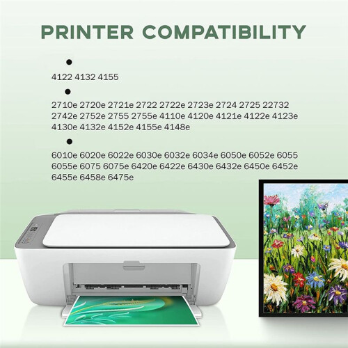 IInk Box συμβατό με αντικατάσταση μελανιού HP67 XL για εκτυπωτή DeskJet 2