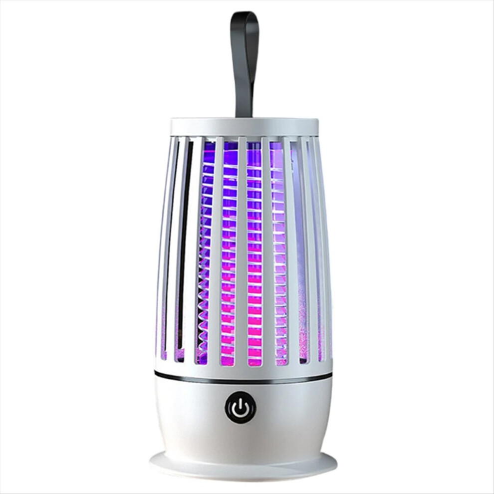 Electric Fly Catcher Usb Rechargeable Electric Mosquito Swatter,A 4851114125396