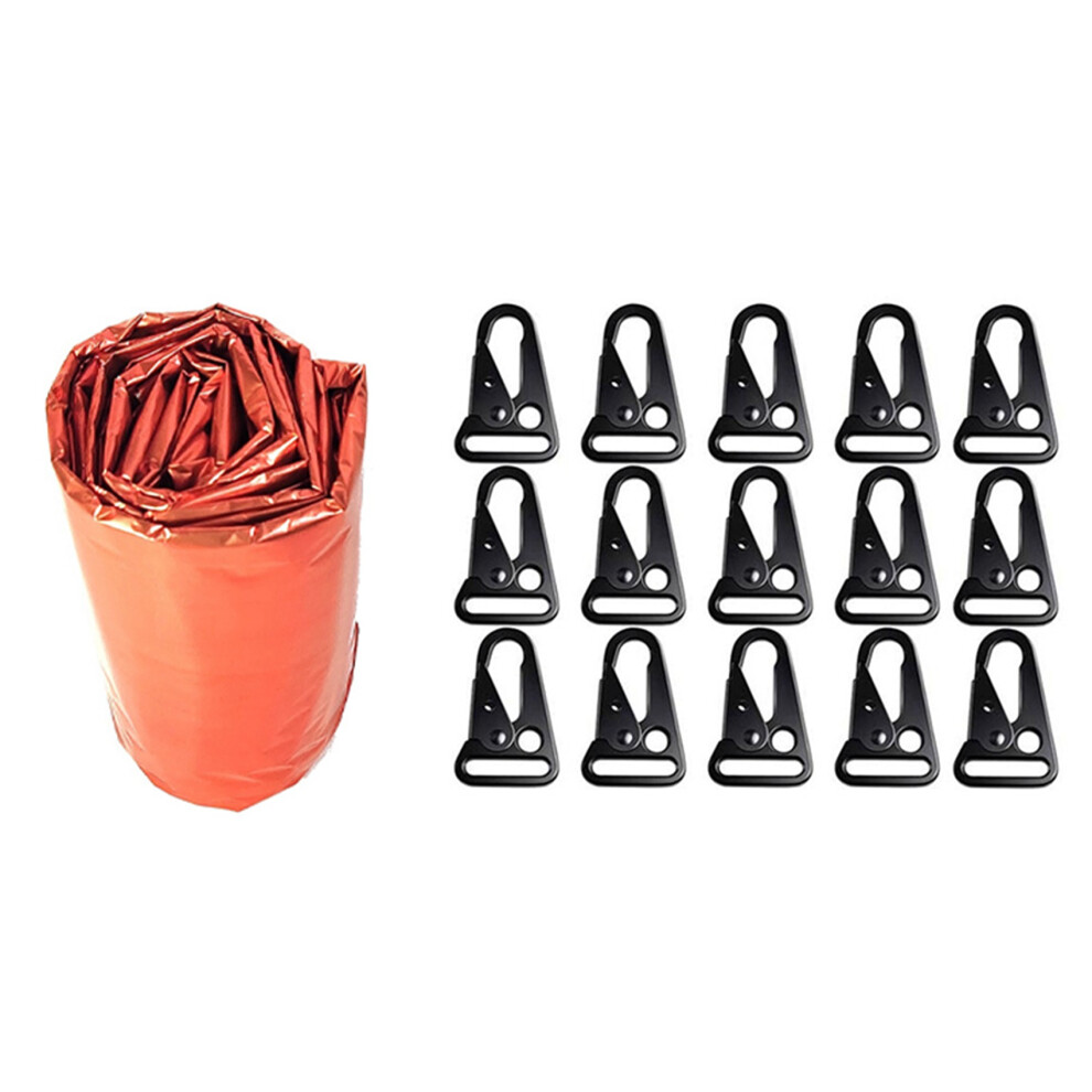 15 Pcs Mouth Clip Sling Clasp Olecranon Hook For Sling Outdoors Bag 4851114122944