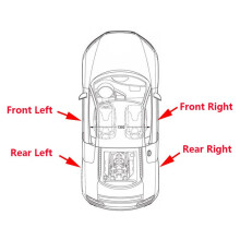 Right Internal Door Handle Car Door Internal Actuator for Fabia