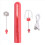 USB Rechargeable Electric Whisk Egg Beater Handheld Blender Red 6